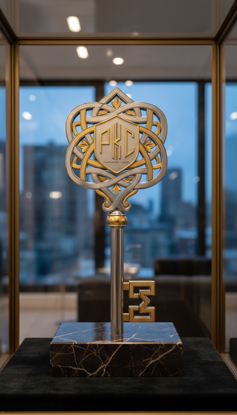 platinum key capital, luxury aesthetic, upscale, refined, elegant, gold and platinum accents